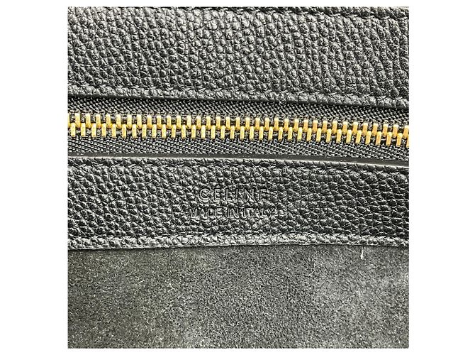 Céline Borsa Tote Phantom Tie in pelle nera Celine - vista 10