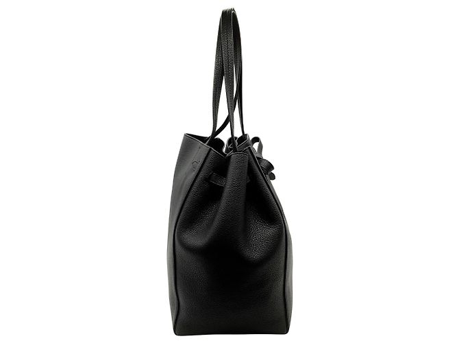 Céline Borsa Tote Phantom Tie in pelle nera Celine - vista 2