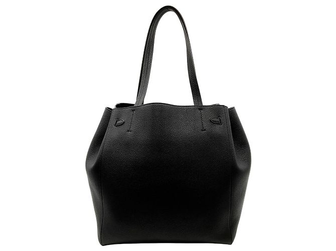 Céline Borsa Tote Phantom Tie in pelle nera Celine - vista 3