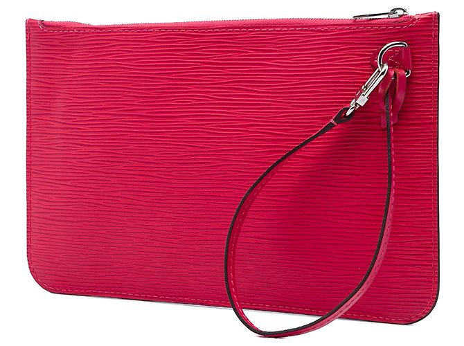 Pouch Louis Vuitton Epi Neverfull rossa - vista 2