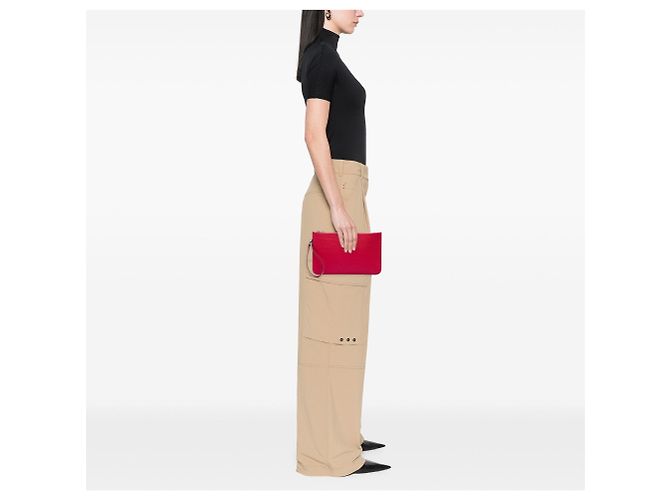 Pouch Louis Vuitton Epi Neverfull rossa - vista 6