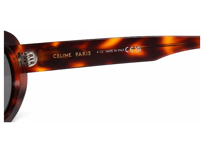 Céline Celine, gafas de sol Triomphe en estampado de carey - vista 8