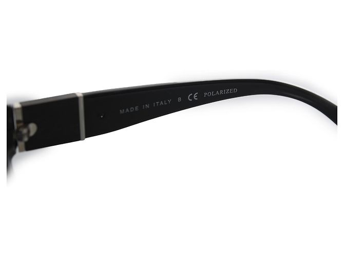 Chanel, Gafas de sol oversized negras con cc - vista 7