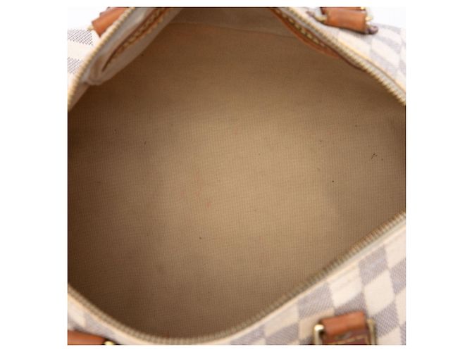 Borsa Boston Louis Vuitton Damier Azur Speedy 30 Bianca - vista 4