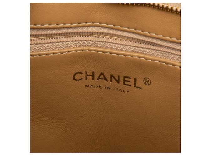 Borsa Tote Chanel Caviar Medallion Beige - vista 5