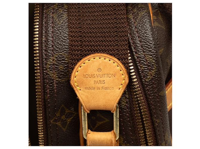 Borsa a tracolla Louis Vuitton Monogram Reporter GM Marrone - vista 5