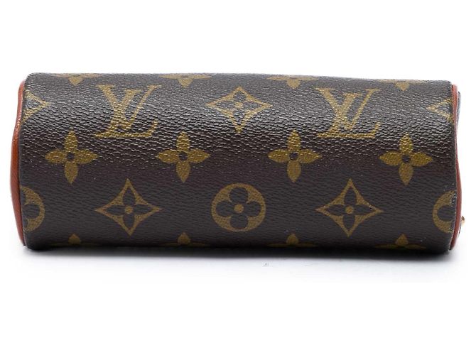 Borsa a mano Louis Vuitton Monogram Papillon Pochette Marrone - vista 3