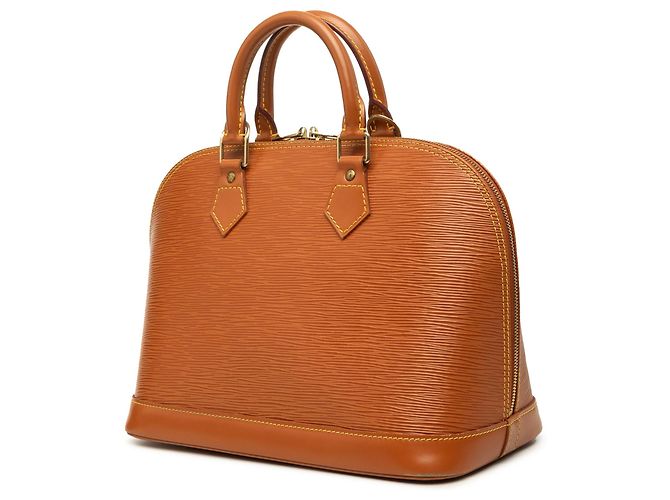 Borsa a mano Louis Vuitton Epi Alma PM Marrone - vista 2