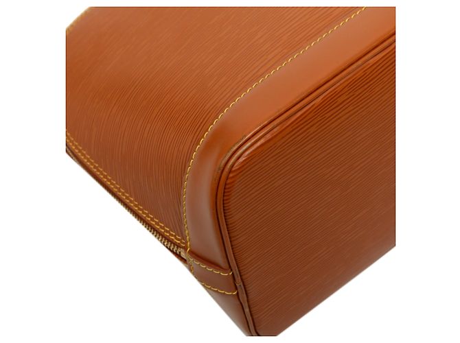 Borsa a mano Louis Vuitton Epi Alma PM Marrone - vista 7