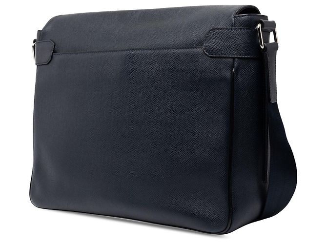Borsa a tracolla Louis Vuitton Taiga Roman GM Blu - vista 2