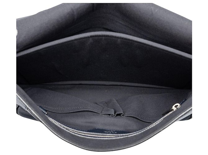 Borsa a tracolla Louis Vuitton Taiga Roman GM Blu - vista 4