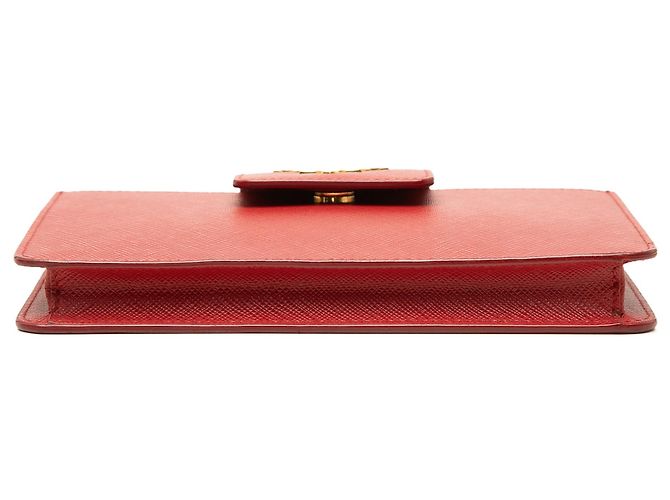 Custodia per telefono da polso Prada Saffiano rossa - vista 3