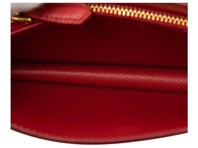 Custodia per telefono da polso Prada Saffiano rossa - vista 4