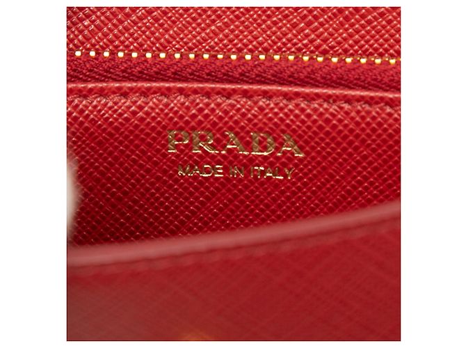 Custodia per telefono da polso Prada Saffiano rossa - vista 5