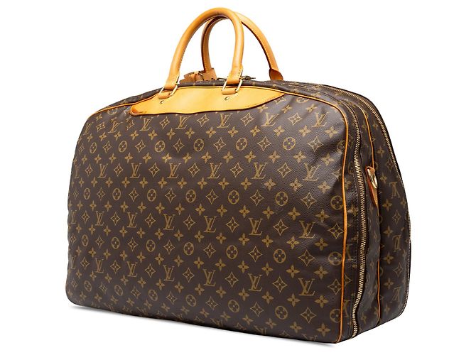 Borsa da viaggio Louis Vuitton Monogram Alize 2 Poches Marrone - vista 2