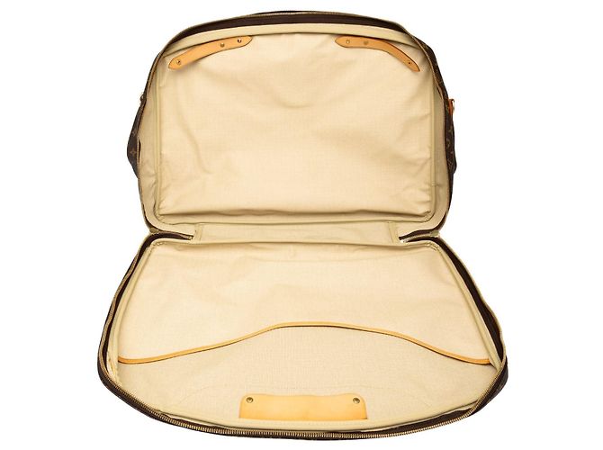 Borsa da viaggio Louis Vuitton Monogram Alize 2 Poches Marrone - vista 5