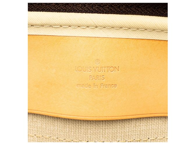 Borsa da viaggio Louis Vuitton Monogram Alize 2 Poches Marrone - vista 7