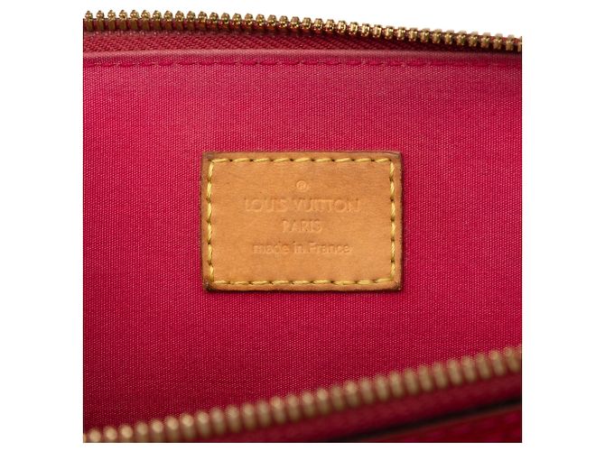 Borsa a mano Louis Vuitton Monogram Vernis Alma PM rossa - vista 5