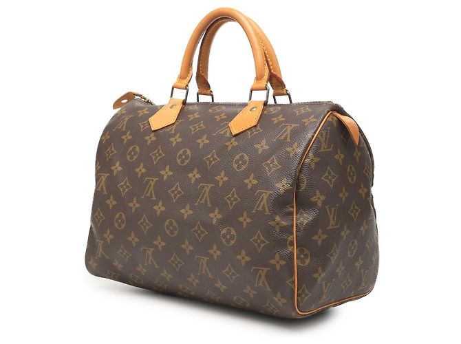 Borsa Boston Louis Vuitton Monogram Speedy 30 Marrone - vista 2