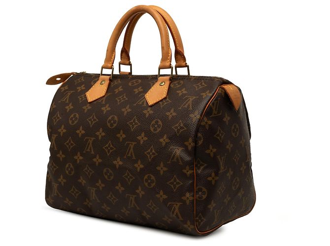 Borsa Boston Louis Vuitton Monogram Speedy 30 Marrone - vista 2