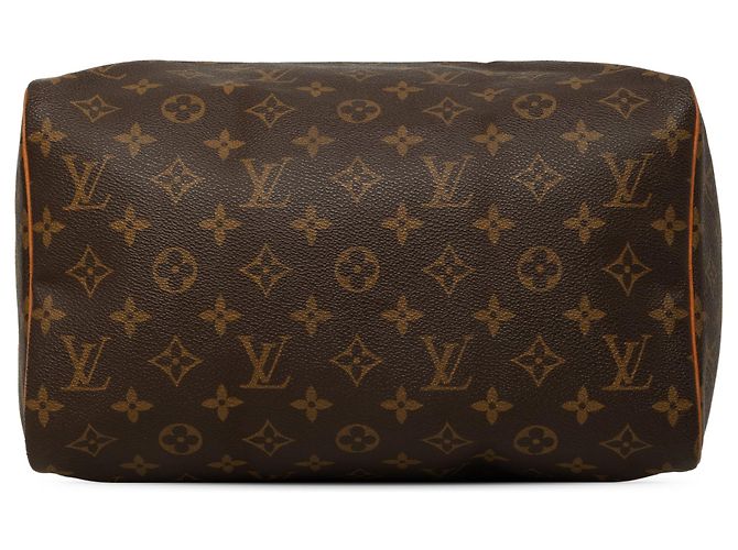 Borsa Boston Louis Vuitton Monogram Speedy 30 Marrone - vista 3