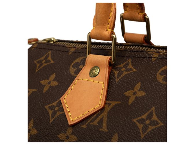 Borsa Boston Louis Vuitton Monogram Speedy 30 Marrone - vista 7