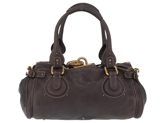Chloé Chloe Paddington Lock Leather Medium - vista 2