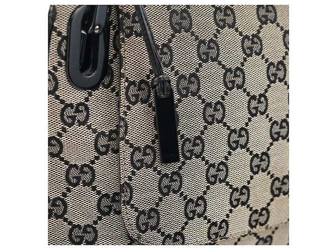 Gucci Borsa a tracolla Grey GG con catena in plastica nera - vista 8