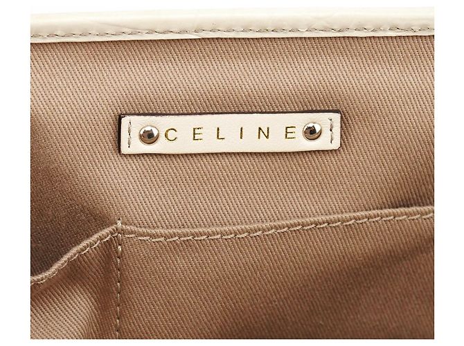 Céline Boogie Tote Bag aus Macadam Canvas beige - Ansicht 13