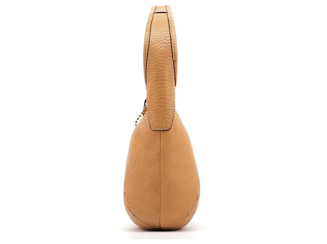 Coach Borsa a tracolla hobo in pelle Tan 11611 - vista 2