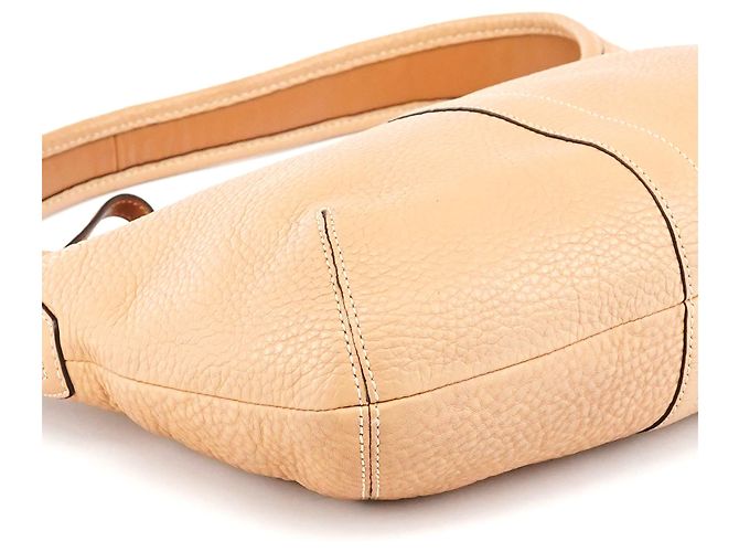 Coach Borsa a tracolla hobo in pelle Tan 11611 - vista 7