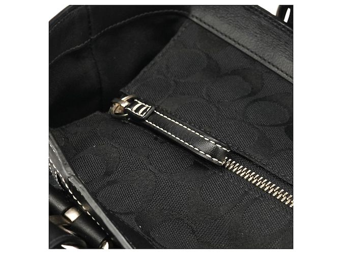 Coach 10079 Borsa Tote Multi-tasche Signature Soho Nera - vista 11