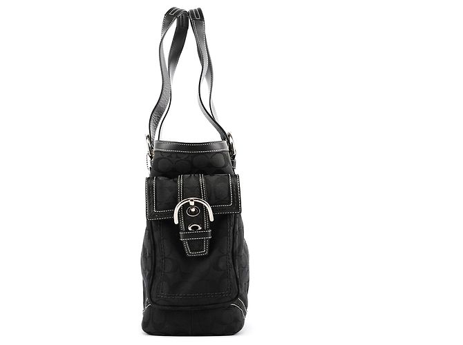 Coach 10079 Borsa Tote Multi-tasche Signature Soho Nera - vista 2