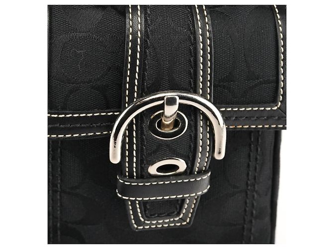 Coach 10079 Borsa Tote Multi-tasche Signature Soho Nera - vista 6