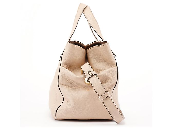 Chloé Borsa Tote 2-Way in vitello beige - vista 2