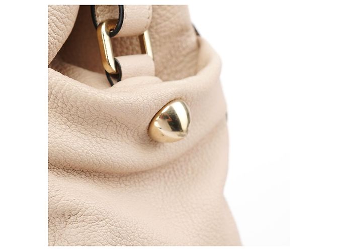 Chloé Borsa Tote 2-Way in vitello beige - vista 8