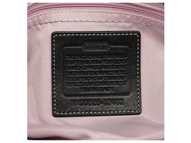 Coach Borsa Tote Madeline Turnlock in pelle nera 12482 - vista 11