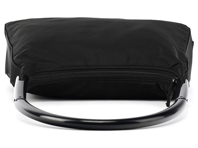 Prada Borsa a tracolla B8370 Black Tessuto Plex Nylon - vista 4