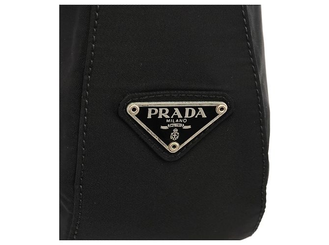 Prada Borsa a tracolla B8370 Black Tessuto Plex Nylon - vista 6