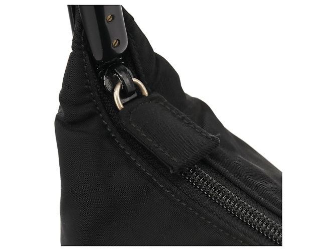 Prada Borsa a tracolla B8370 Black Tessuto Plex Nylon - vista 7
