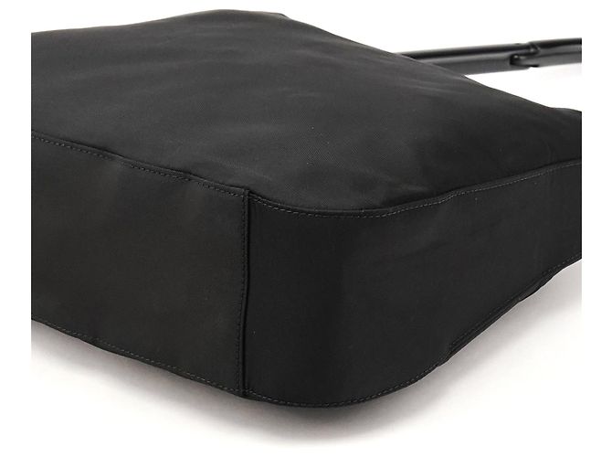 Prada Borsa a tracolla B8370 Black Tessuto Plex Nylon - vista 9