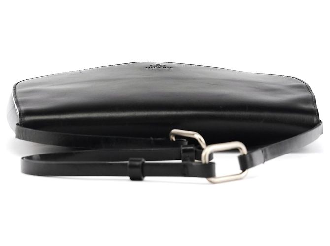 Prada Borsa a tracolla Vitello Metal in pelle di vitello nera - vista 4
