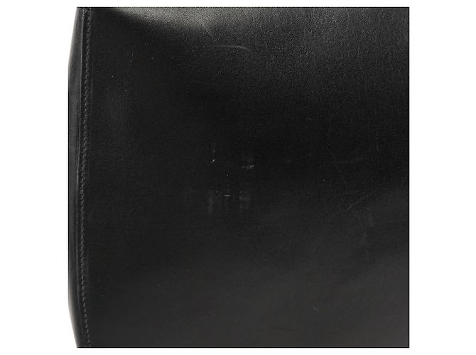 Prada Borsa a tracolla Vitello Metal in pelle di vitello nera - vista 8