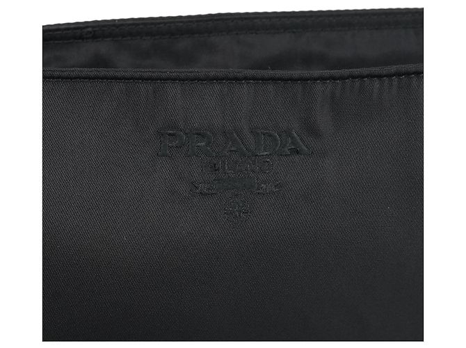 Prada Borsa a tracolla con catena Swing in nylon Tessuto nero 1996 - vista 6