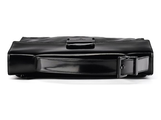Prada Borsa a mano in nylon Tessuto Spazzolato nera - vista 4