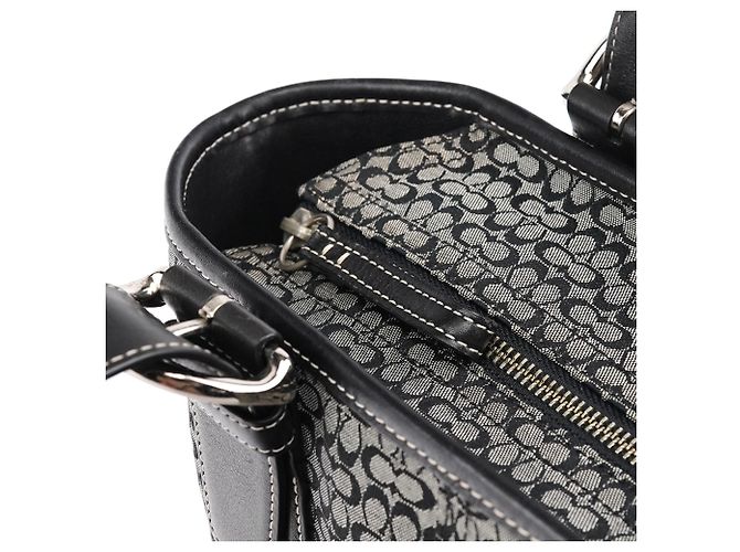 Coach Borsa Tote 6383 Grey Black Signature Soho - vista 10