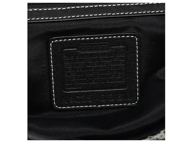 Coach Borsa Tote 6383 Grey Black Signature Soho - vista 11
