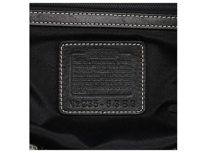 Coach Borsa Tote 6383 Grey Black Signature Soho - vista 12