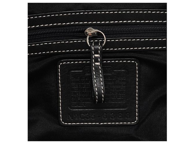 Coach Borsa Tote 6383 Grey Black Signature Soho - vista 13