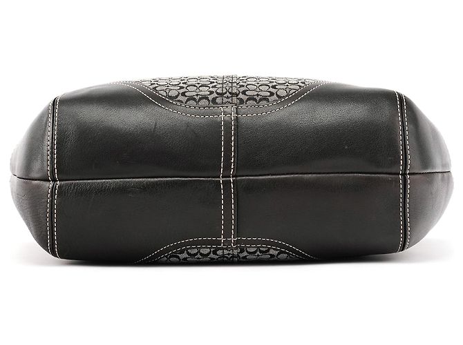 Coach Borsa Tote 6383 Grey Black Signature Soho - vista 4